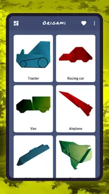 Origami military tank, car android App screenshot 16