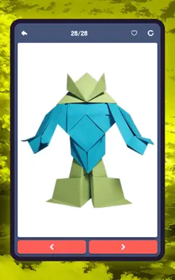 Origami military tank, car android App screenshot 5